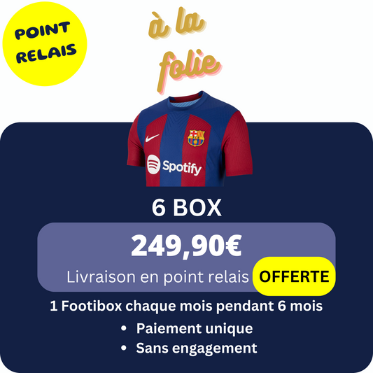 6 box (livraison en point relais)